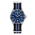 Perfect Replica Tag Heuer Blue Dail Nylon Strap 43mm Watch