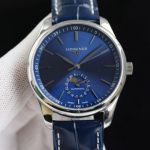 Perfect replica of Longines watch stainless steel Bezel Blue Face 2824-2 movement