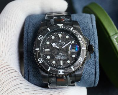 Replica Rolex Submariner Watch All Black custom carbon 40mm  