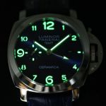 Perfect replica Panerai watch AISI 316L frosted steel black surface