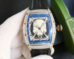 Perfect copy Franck Muller Diamond stainless steel fully hollowed out scale pattern Watch