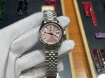 Top Grade Copy Rolex Lady-Datejust Fluted Bezel pink Dial Swiss Watch 