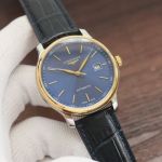 High-quality Copy Citizen  Longines watch  Gold stainless steel Bezel blue dial
