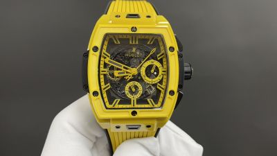 Perfect Copy Hublot Spirit Of Big Bang Swiss Barrel Shaped Hollow Watch