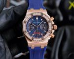 Christmas gifts AudemarsPiguet Royal Oak Offshore Diamond Bezel Blue Dial watch