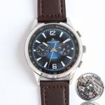High Quality Copy JaegerLeCoultre Stainless Steel Bezel Blue Starry Sky Dial Swiss Watch