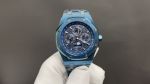 High-Quality copy AudemarsPiguet Royal Oak SS Bezel Sea Blue dial watch