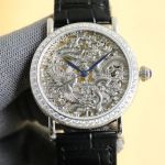 Perfect Copy Vacheron Constantin Swiss EAT2824 Movement Carving Chinese Style Patterns Watch