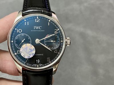 AZ Factory Copy Swiss IWC Portugieser SS Bezel Blue Dial Watch