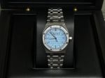 Top Grade Copy Audemars Piguet Royal Oak Offshore Diamond Bezel Ice Blue Dial Watch