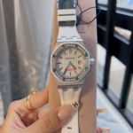 Perfect Copy Audemars Piguet Royal Oak Offshore Diamond Bezel white Dial Swiss Watch