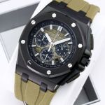 K8 Factory Top Grade Copy Audemars Piguet Royal Oak Offshore Tumbled Leather Belt Watch