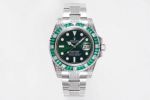 ROF Factory AAA Replica Rolex Submariner Rainbow Diamond-set Bezel 40mm Swiss 2836 Watch