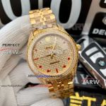 Perfect Replica Rolex Datejust II 41MM Watch - Yellow Gold Diamond Face