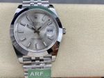 Top Grade ARF Swiss Rolex Stainless Steel Band Gray Dial Watch